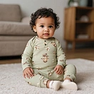 Soft Snap-Closure Baby Onesie